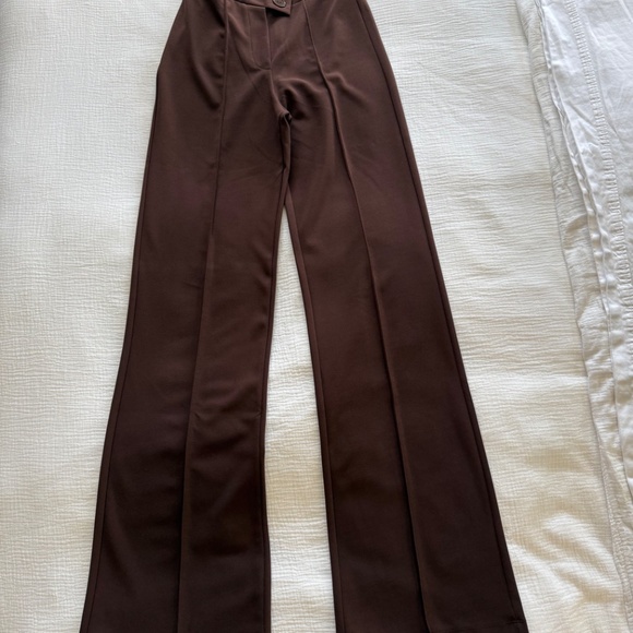 Fashion Nova Wide Leg Dress Pants - Chocolate - TALL - Picture 4 of 4